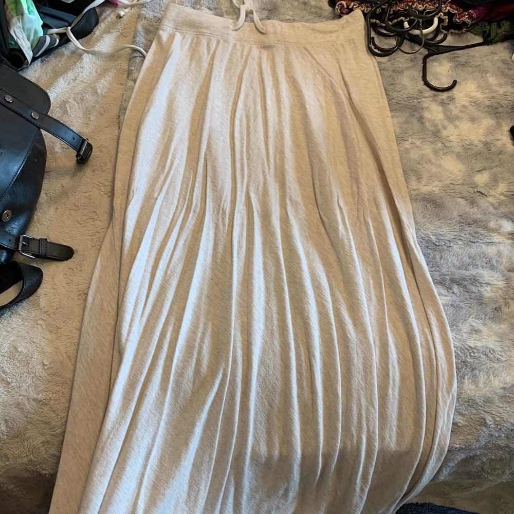 Grey maxi skirt
